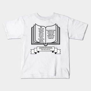 Psalm 23:4-6 Bible Verse Scripture Kids T-Shirt